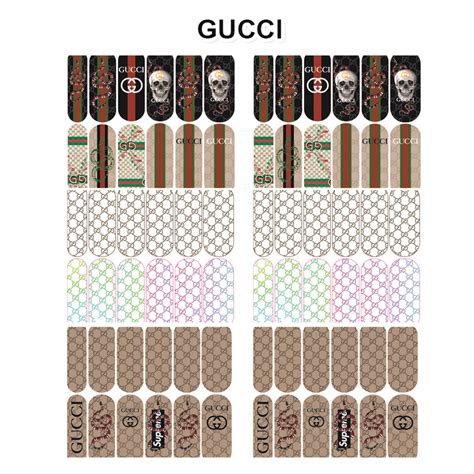 gucci nail transfers|Gucci nail polish for sale.